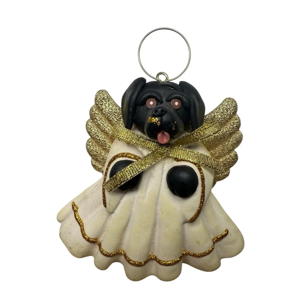 🎄Labrador Memory Dog Angel Ornament Holiday Christmas Adorable